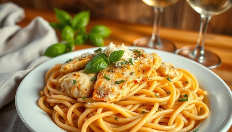 chicken with the pasta