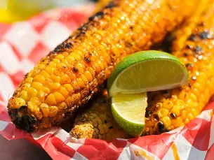Grilled Corn Bursting with Irresistible Chile-Lime Butter Flavor