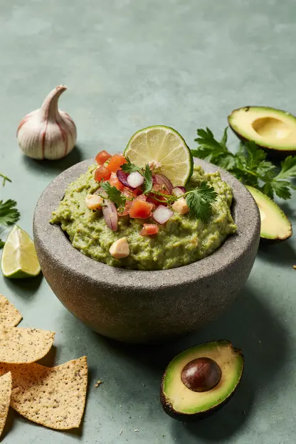 Roasted Garlic Guacamole